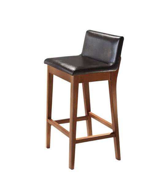 imagem do produto Banqueta Jobim Courino Preto - Elgin